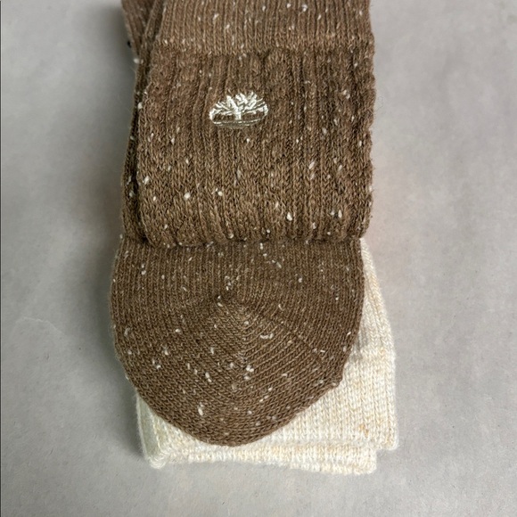 New Timberland Socks Women’s 2 Pair Wool Blend Boot Socks Casual Activewear - Picture 12 of 13